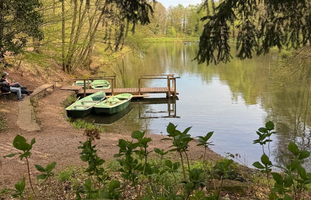 Wasserfälle am Hilschweiher
