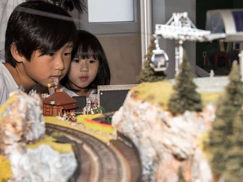 Miniaturwelt mit Simas café